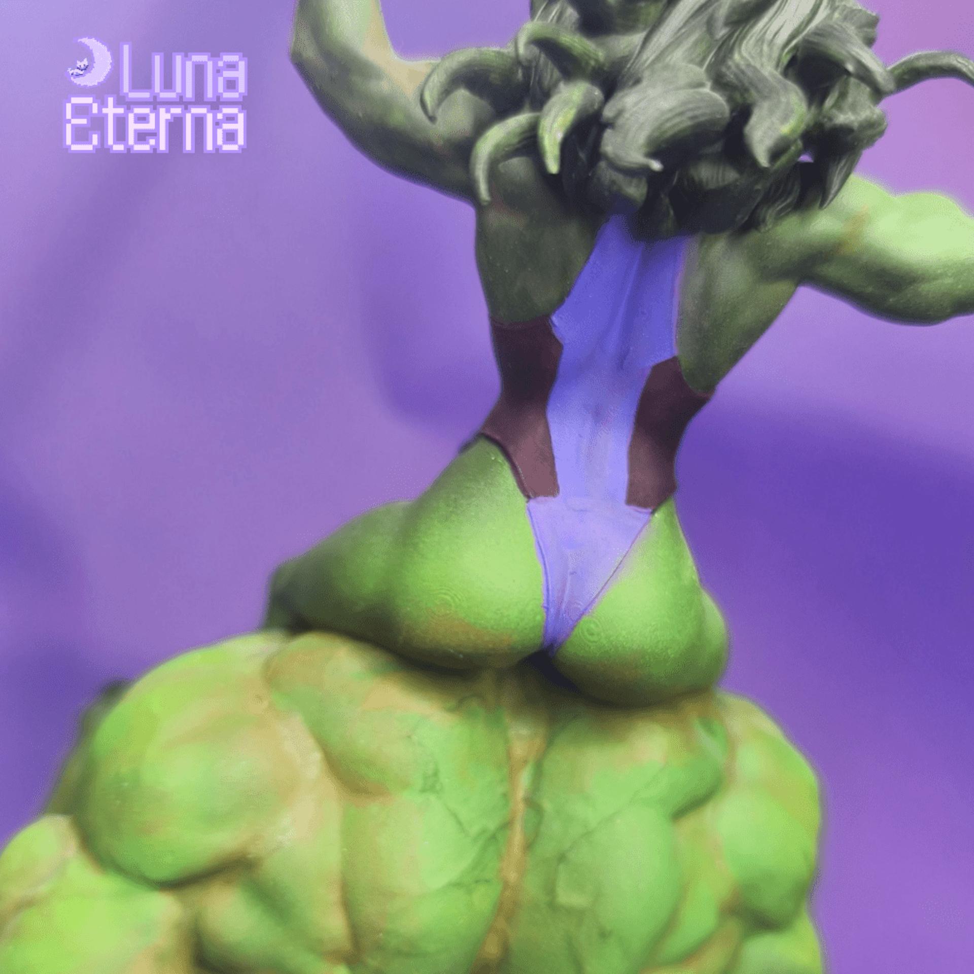 Hulk y She Hulk | Figura de Resina - 4