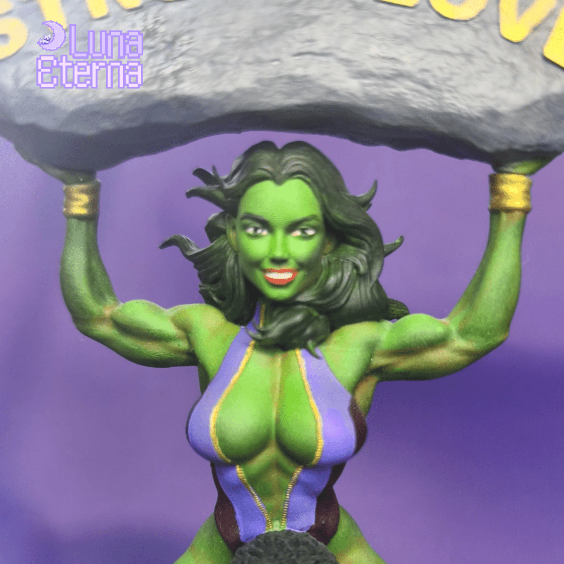 Hulk y She Hulk | Figura de Resina - 3