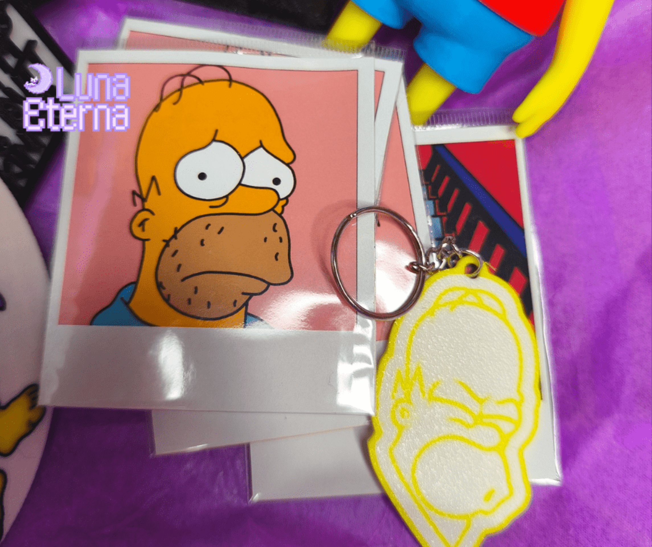 Pack Los Simpson | Artículos aleatorios de la serie: 1 figura, 1 posavasos, 1 ll - 4