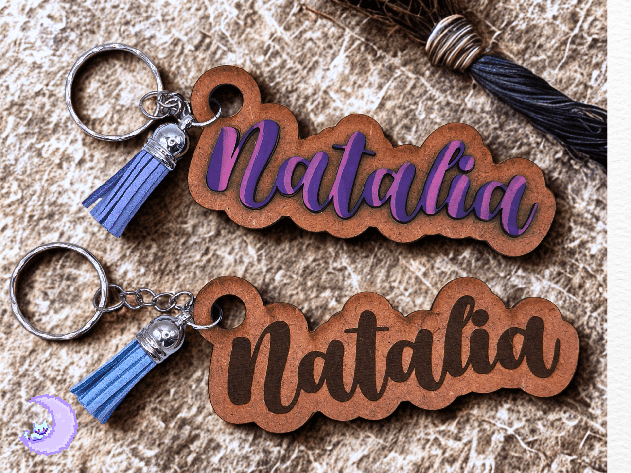Llavero con NOMBRE PERSONALIZADO | MDF - 1