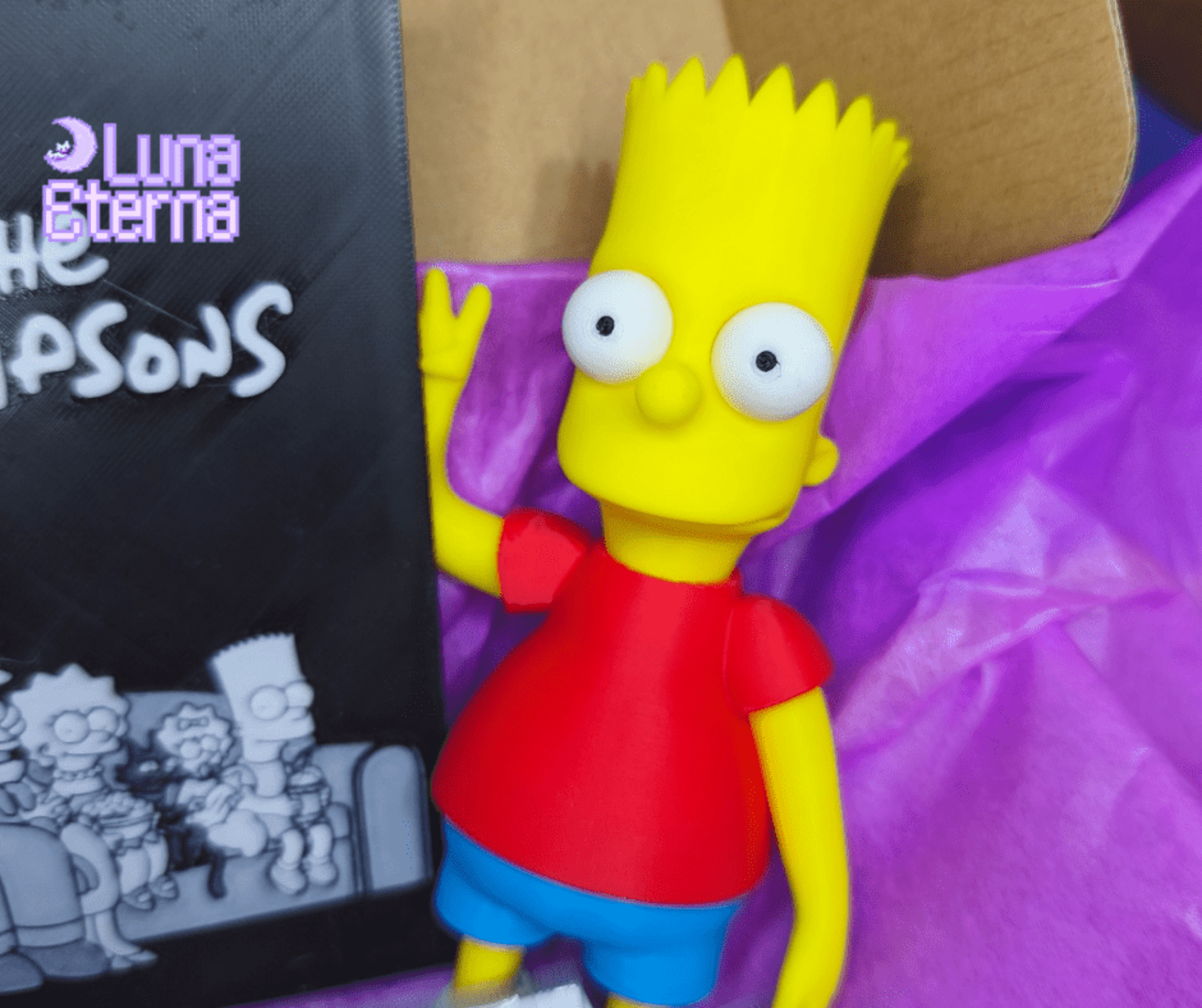 Pack Los Simpson | Artículos aleatorios de la serie: 1 figura, 1 posavasos, 1 ll - 2